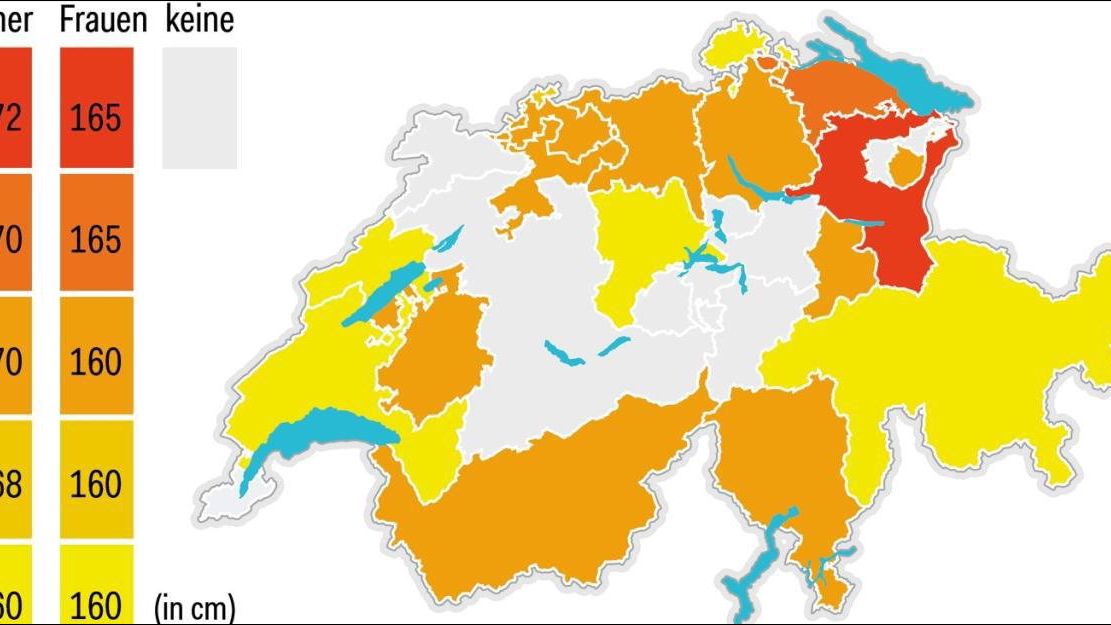 Durchschnittsgröße mann deutschland 2016