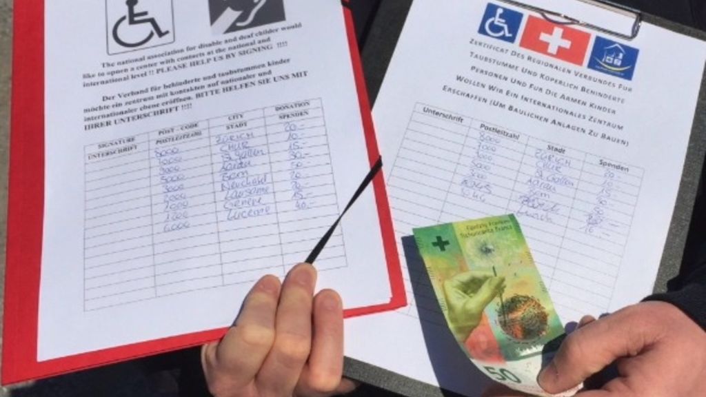 Argent Liquide Sur Soi Sans Justificatif Suisse: «Les personnes sourdes ne mendient pas dans les rues» - Le Matin