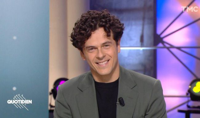 Michaël Gregorio sur le plateau de «Quotidien» le 1er février 2022.