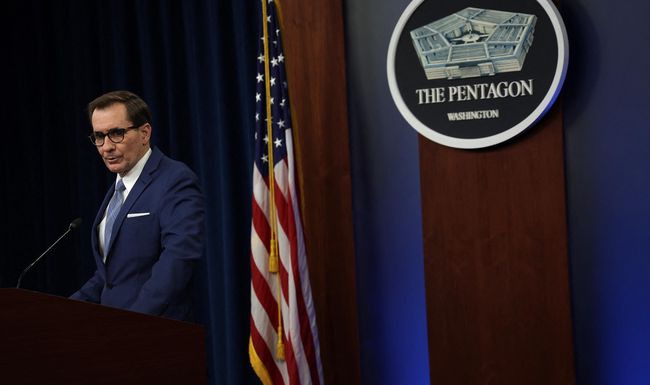 Le porte-parole du Pentagone, John Kirby le 3 février 2022.