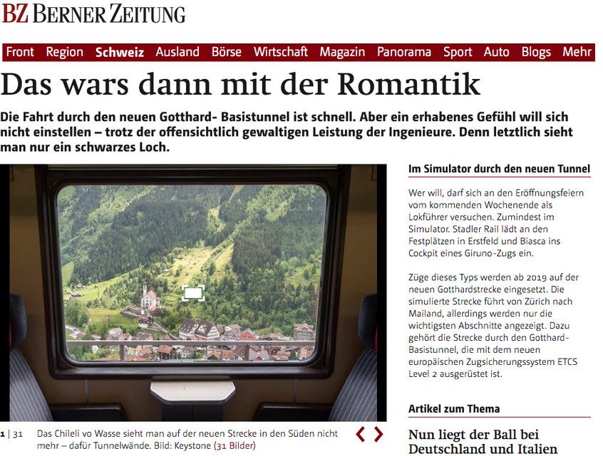 Pressestimmen Die Geheime Gotthard Botschaft An Europa 20 Minuten