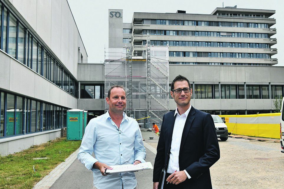 Unter den Patienten wird gebaut | Berner Zeitung