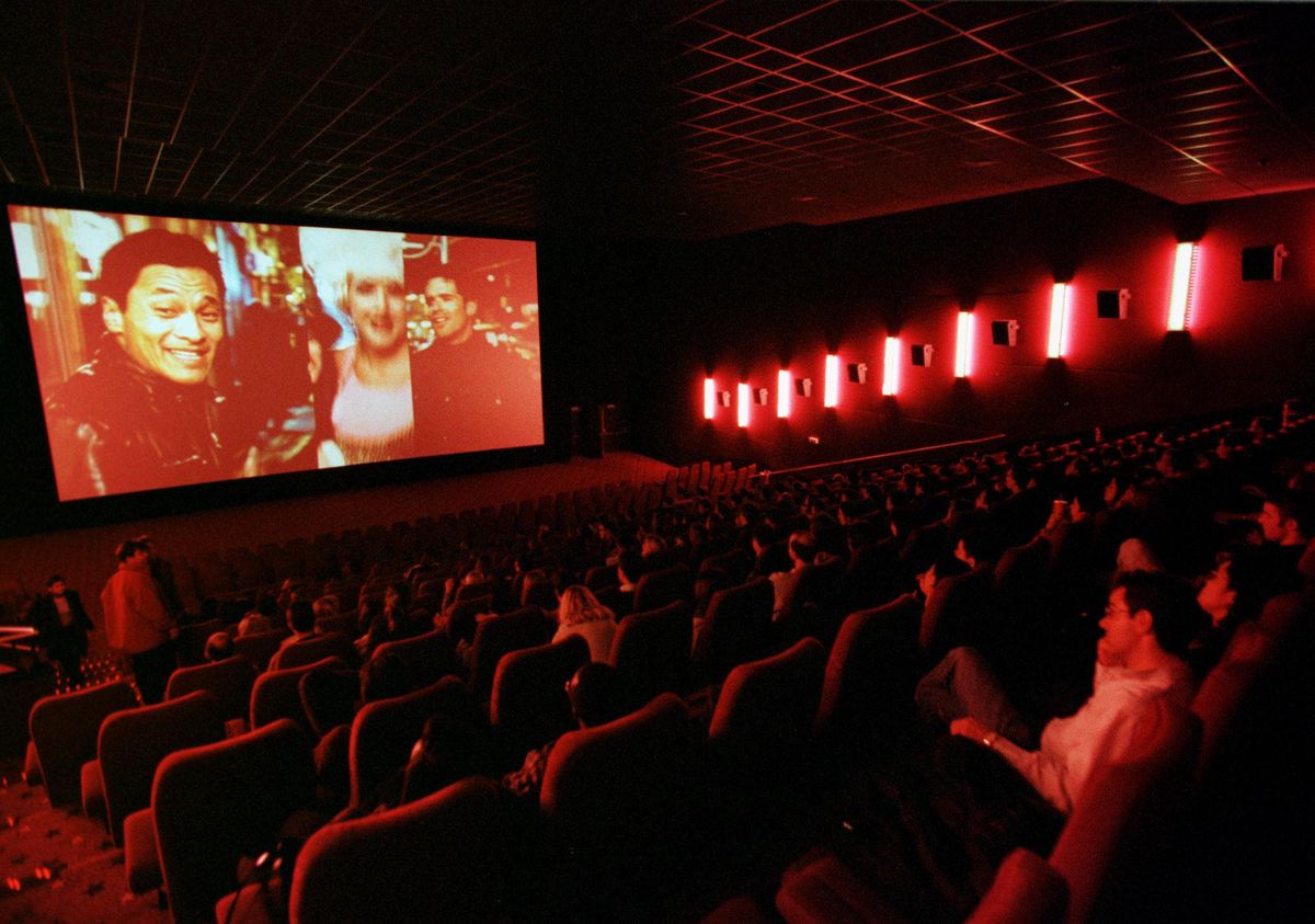 Balexert: le complexe Ciné-Village, ouvert en novembre par les Australiens de Village Roadshow, se situe dans le centre commercial de Balexert. Ici, l'une des dix salles de ciné et son écran.