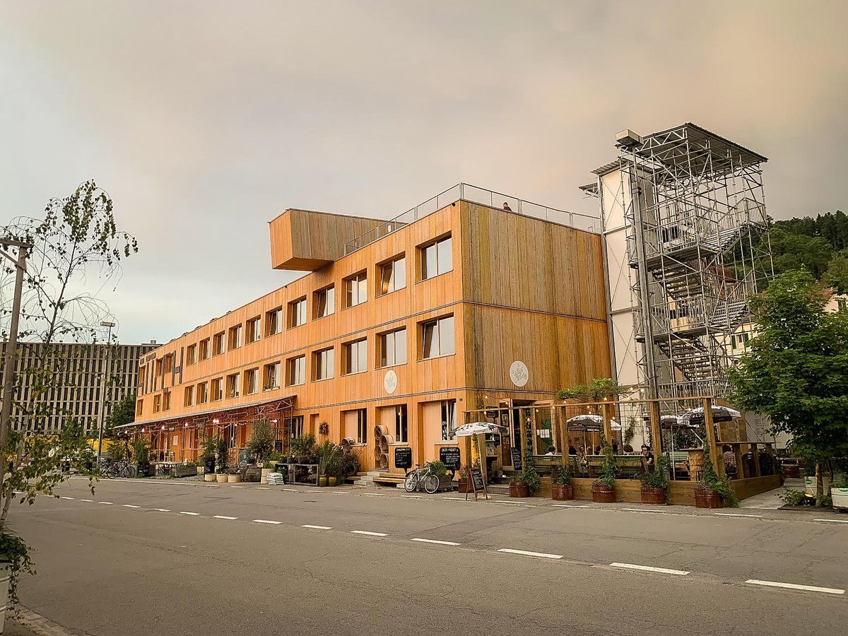 Die «Wilde Möhre» befindet sich auf dem Kreativareal Lattich. Die «Wilde Möhre» befindet sich auf dem Kreativareal Lattich.