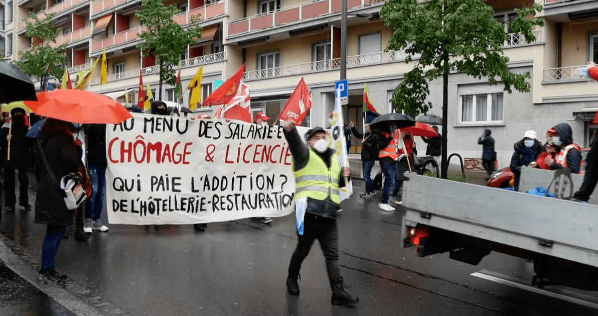 May 1 protests Busy streets despite the Covid in Frenchspeaking