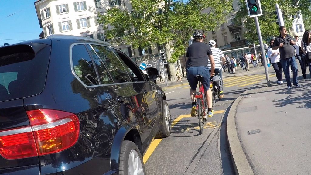 Wenn sich Velofahrer an die Regeln halten