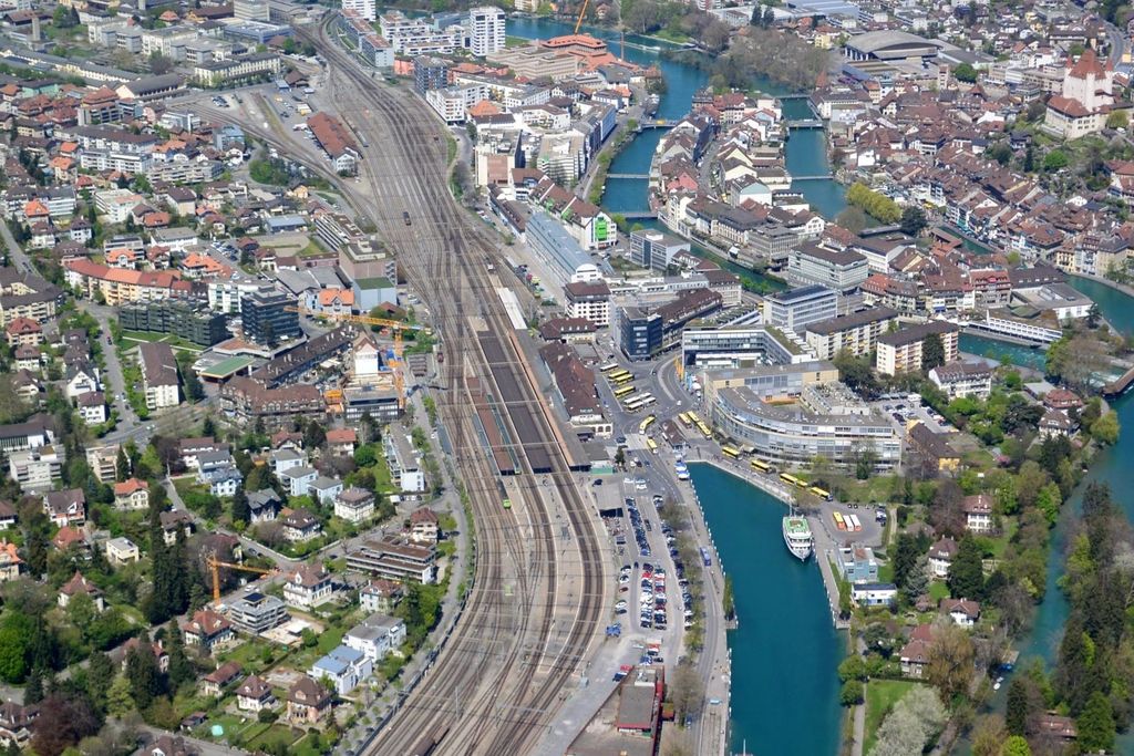 Bahnhof Thun will Verkehrsproblematik entschärfen Berner Zeitung