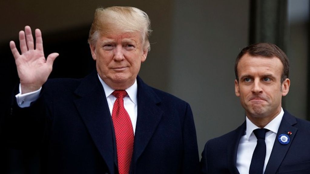 Trump belehrt Macron