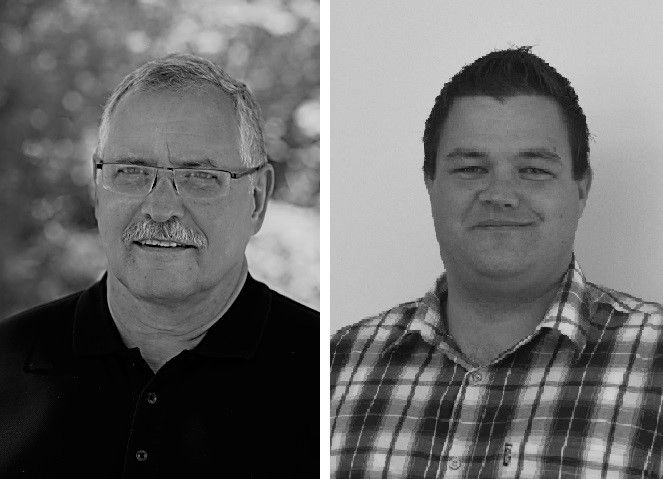 Urs Weibel und Patrick Jost scheiden per Ende Jahr beziehungsweise schon per Ende Juni aus dem Kandersteger Gemeinderat aus. Fotos: PD