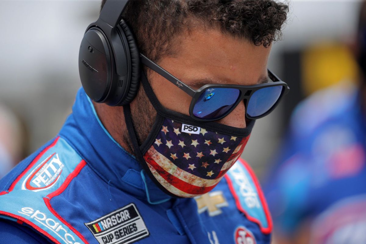 Bubba Wallace est le seul pilote noir titulaire en Nascar.