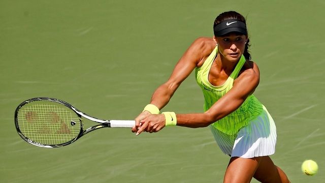 Witalija Djatschenko bei der Partie gegen Timea Bacsinszky am US Open: Wettanbieter hatten auffällige Muster registriert.