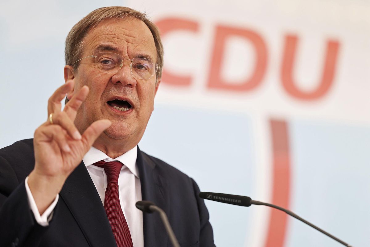 … der Kandidat der Unionsparteien Armin Laschet, … … der Kandidat der Unionsparteien Armin Laschet, …