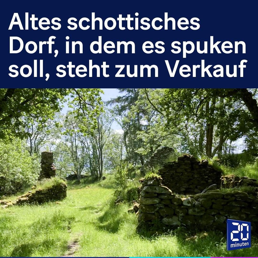 Altes schottisches Dorf, in dem es spuken soll, steht zum Verkauf Altes schottisches Dorf, in dem es spuken soll, steht zum Verkauf