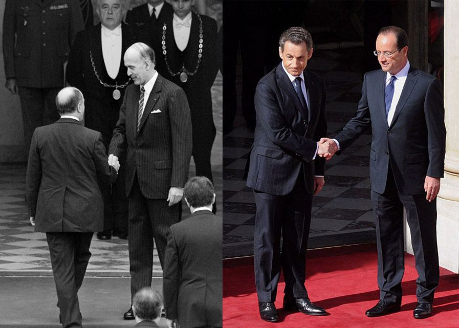 Investiture Hollande Vs Mitterrand Tribune De Geneve