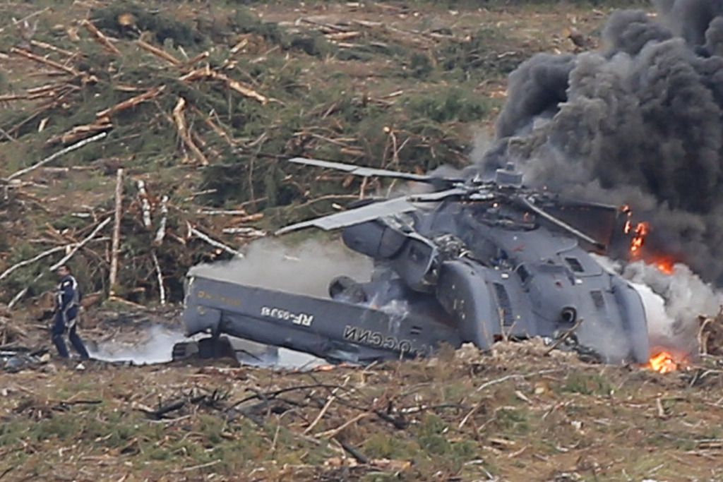 Crash Un hélicoptère s'écrase en pleine démonstration Le Matin