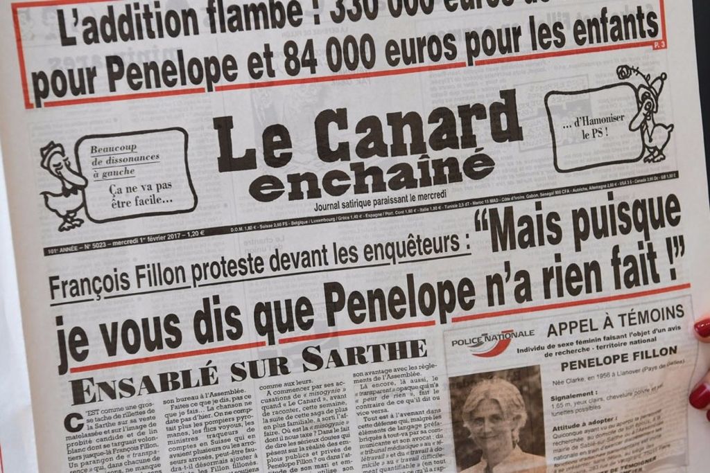 La Une Du Canard Enchainé Aujourd Hui France: Le «Canard Enchaîné» peut remercier Fillon - Le Matin