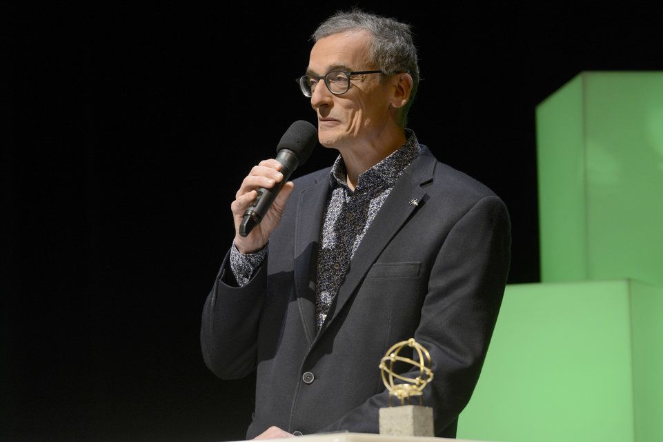 Vincent Mettraux, président du Vélo Club Echallens, club de l'année. 