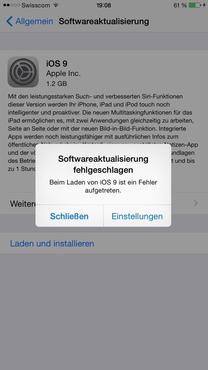 Fehler Beim Laden Des Videos