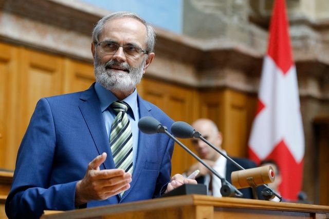 Engagiert dagegen: GLP-Nationalrat Thomas Weibel während der Rentendebatte in der Herbstsession 2016.