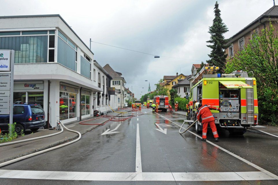 Grossbrand in Autogarage | Tages-Anzeiger