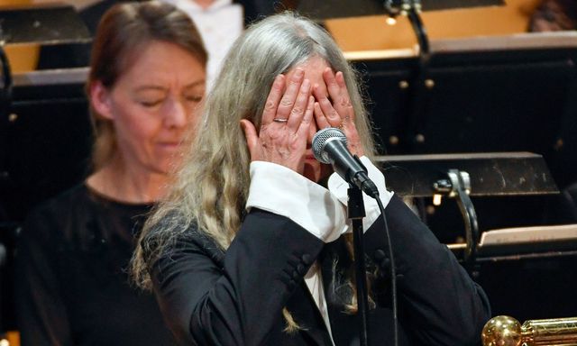 Patti smith performance image