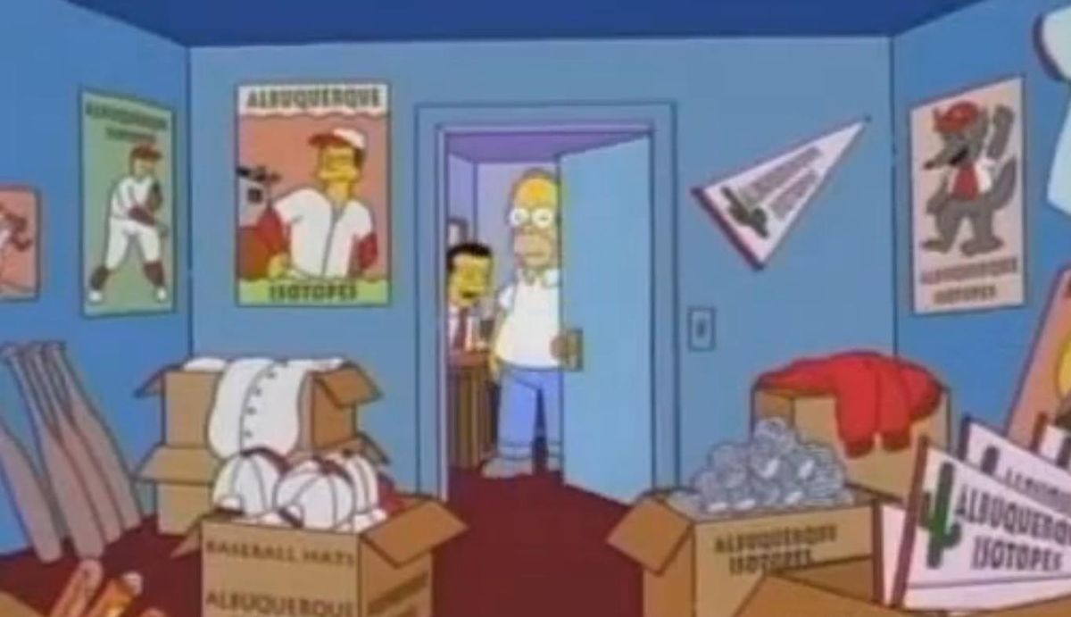 Albuquerque Isotopes Homer Simpsons Hungerstreik War Umsonst 20 Minuten