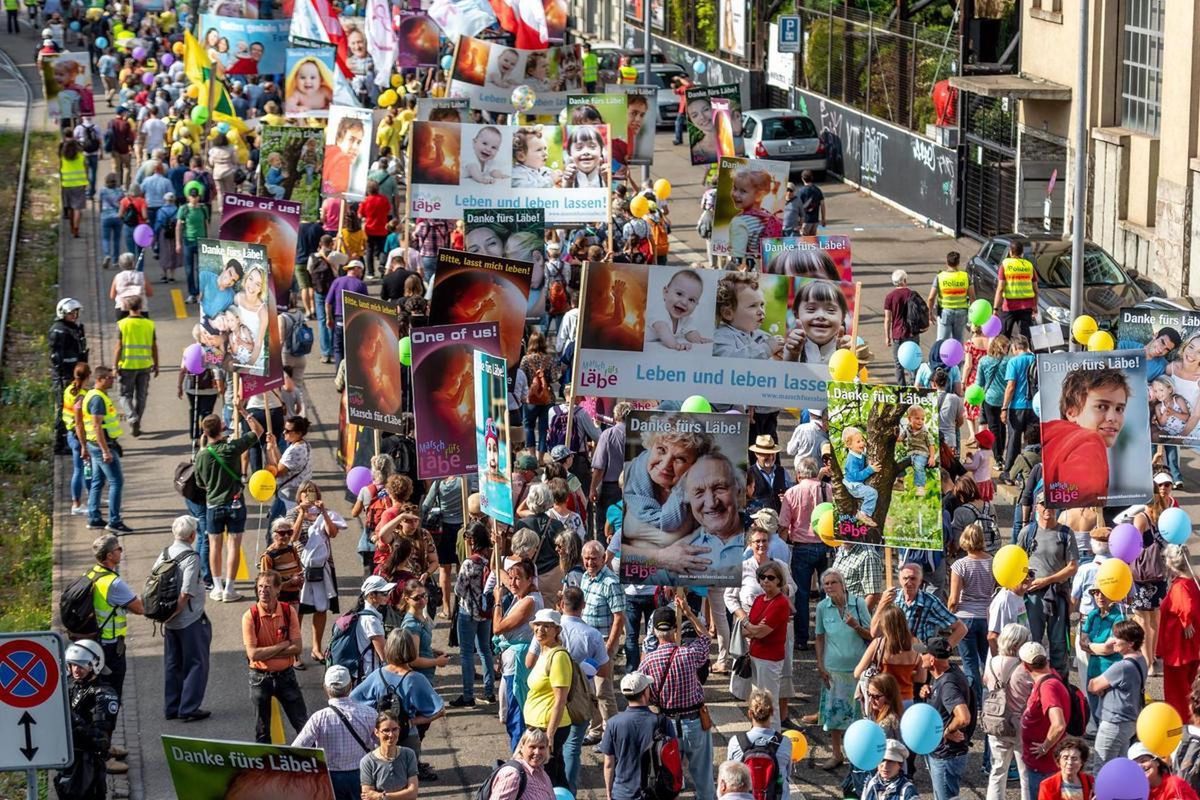 In  Zürich findet dieses Wochenende der «Marsch fürs Läbe» statt.