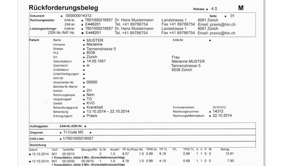 Arztrechnungen sollen auch für Patienten lesbar werden | Der Bund