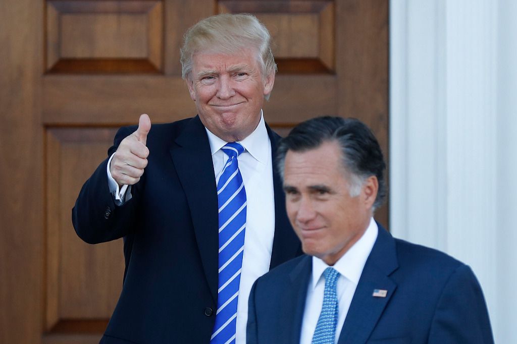 trump trifft kritiker romney