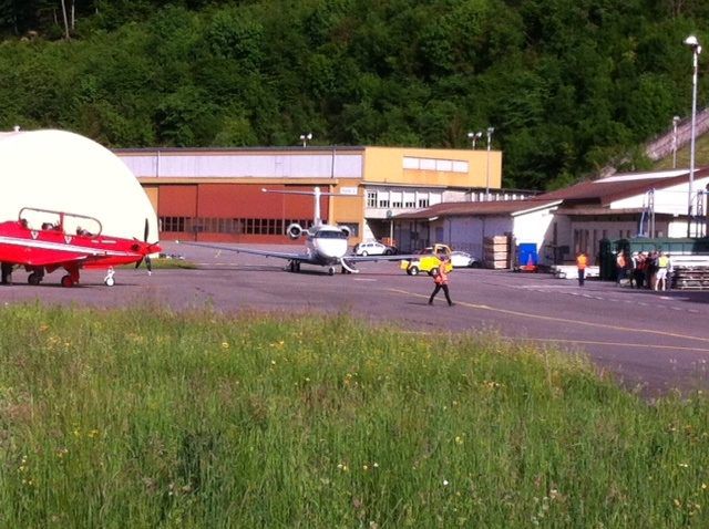 Der PC-24 macht sich bereit.