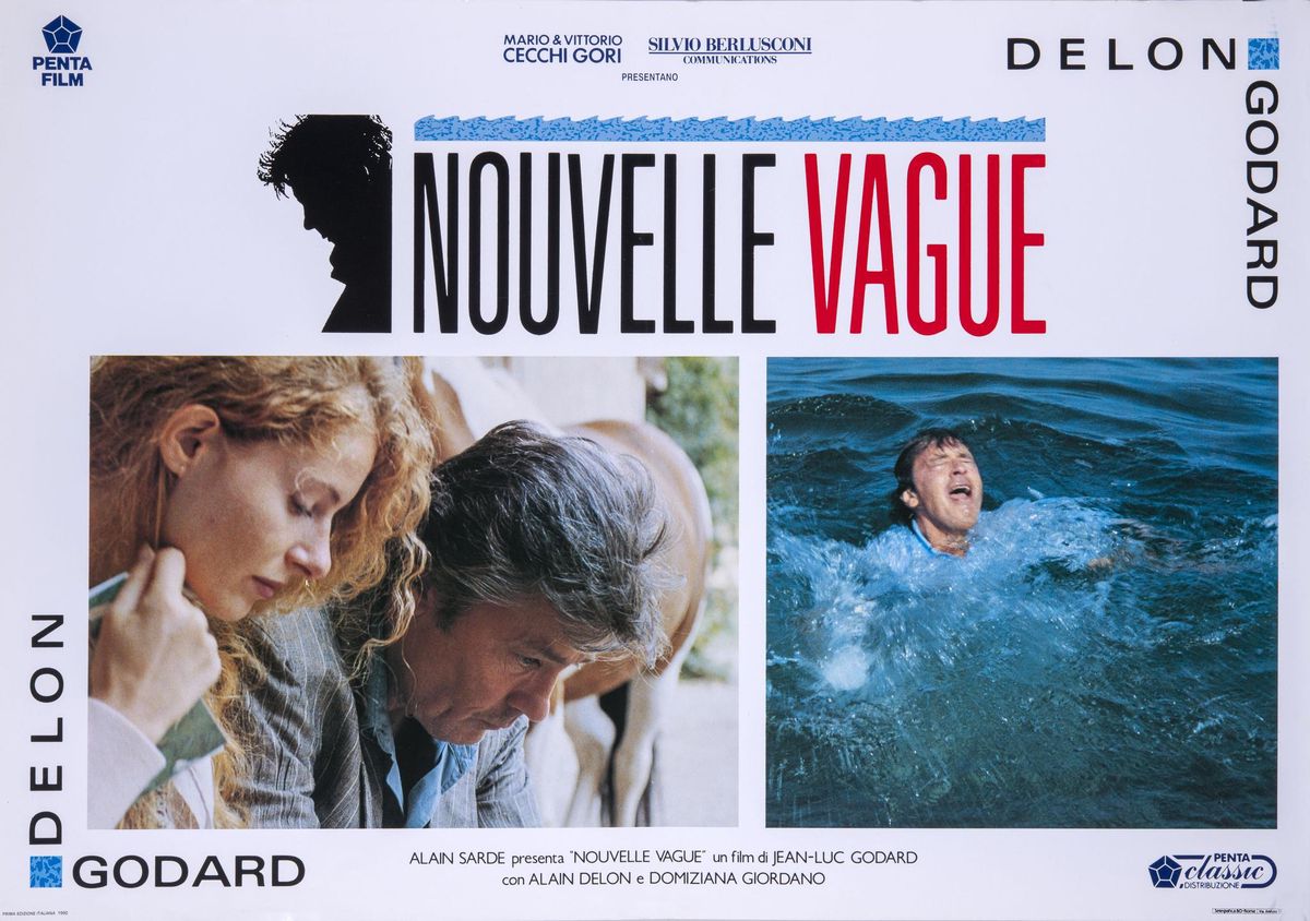 Alain Delon audicionó por Jean-Luc Godard en la enigmática película Nouvelle de 1990. Saltó al agua 24 veces para conseguir una escena en la película. El director finalmente se quedará con el primer rodaje.