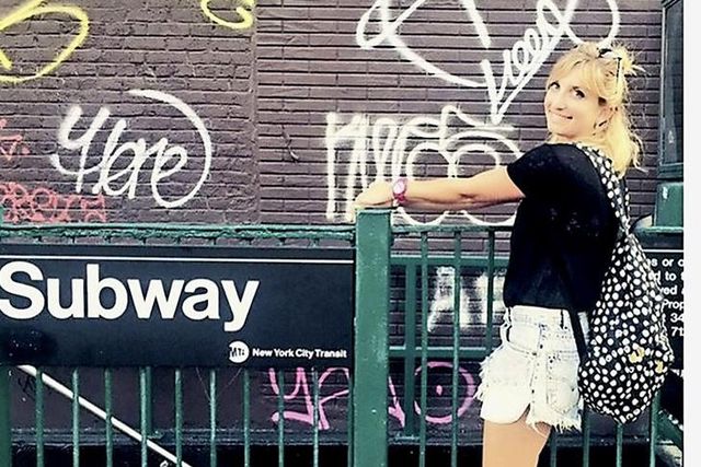 Timea Bacsinszky, une fan des balades dans Brooklyn.
