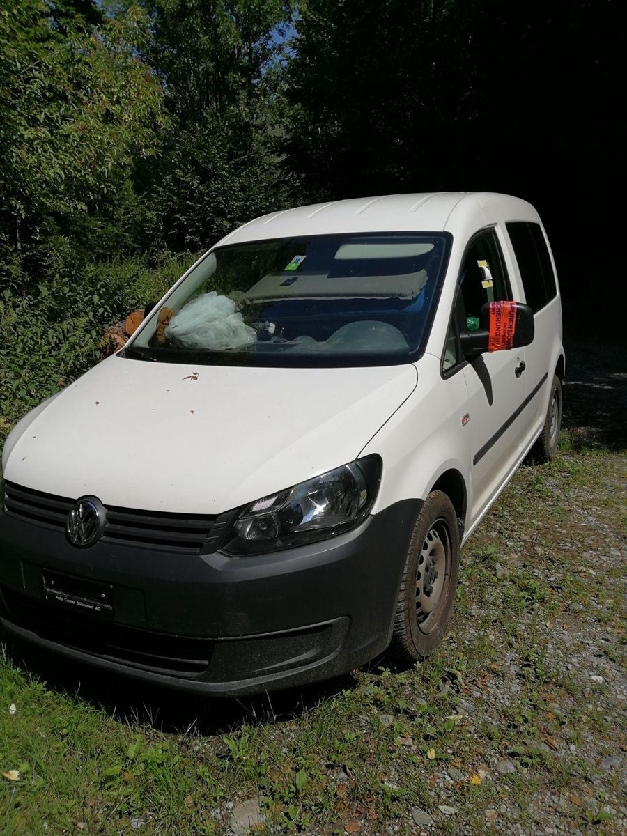 Eine Leserin fotografierte den Caddy von Wrousis vor einigen Tagen im Wald in Uhwiesen. Eine Leserin fotografierte den Caddy von Wrousis vor einigen Tagen im Wald in Uhwiesen.