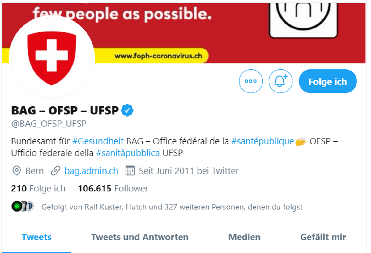 Verschiedene User meldeten im November, dass sie wegen kritischer Posts vom BAG geblockt worden seien. 