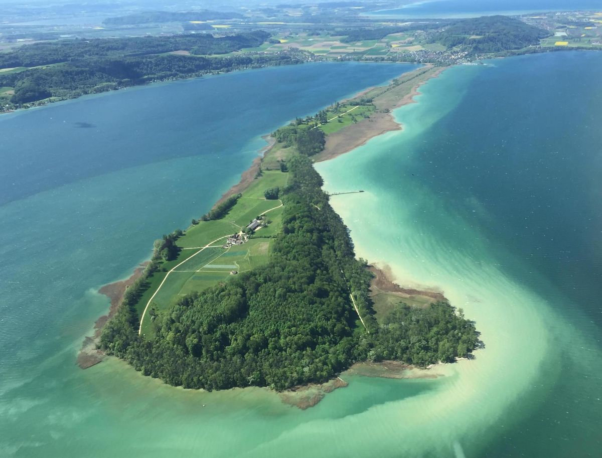 Inondation Le lac de Bienne vu