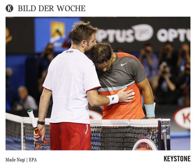 Ein grosser Meilenstein in der Karriere von Stanislas Wawrinka: Er schlägt im Final des Australian Open 2014 den Spanier Rafael Nadal und gewinnt sein erstes Grand-Slam-Turnier.