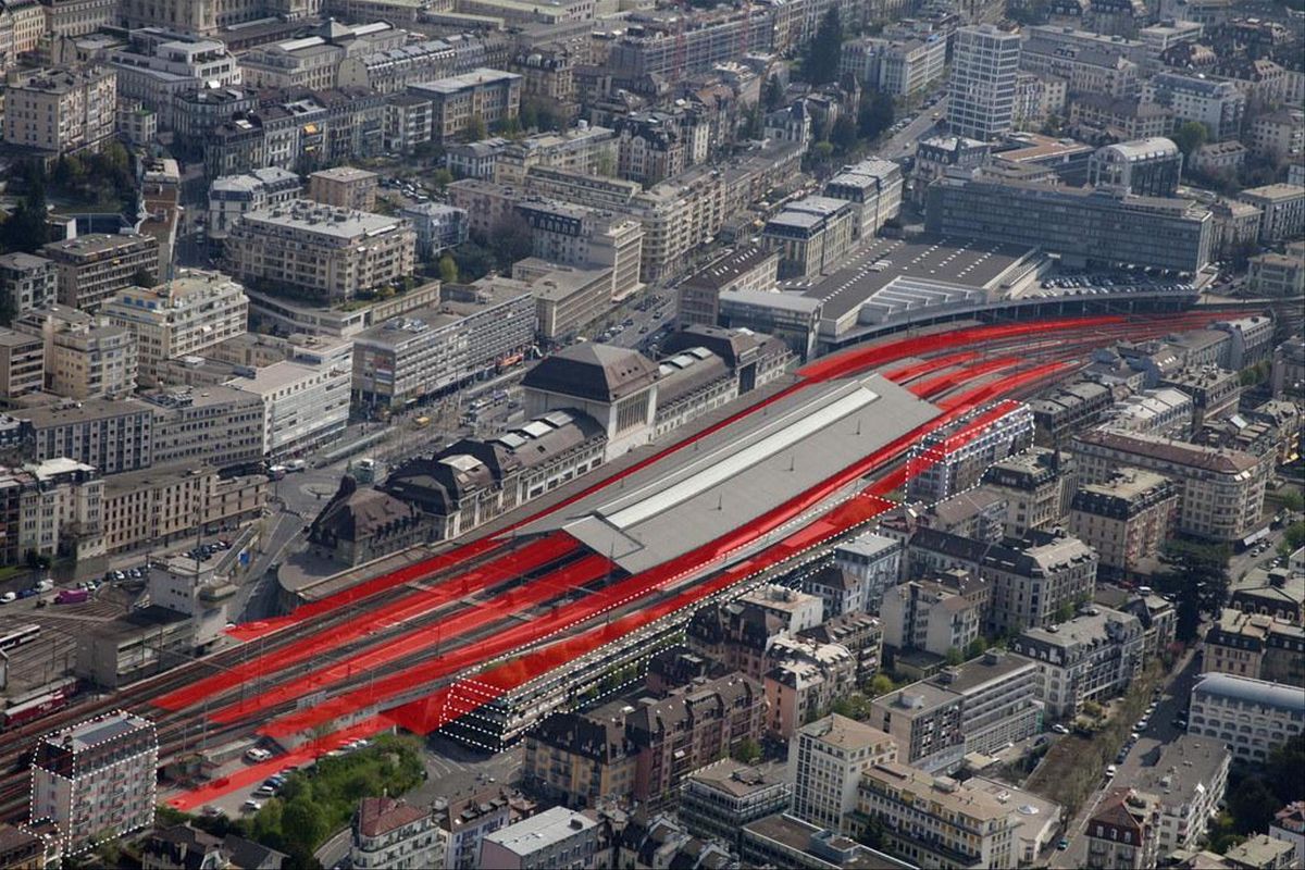 Urbanisme Le Chantier Prend Place En Gare De Lausanne 20 Minutes