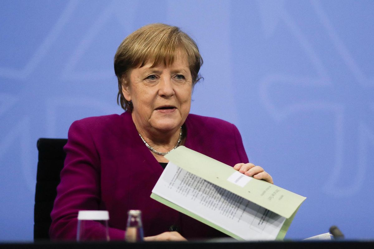 Angela Merkel à Berlin le 3 mars 2021.