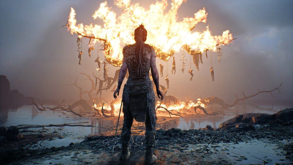 In «Hellblade: Senua's Sacrifice» ist die Heldin in einem psychotischen Dauerzustand.
