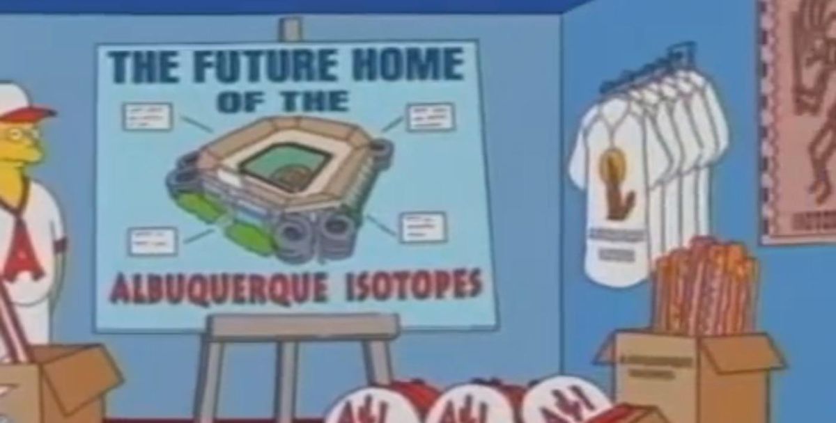 Albuquerque Isotopes Homer Simpsons Hungerstreik War Umsonst 20 Minuten