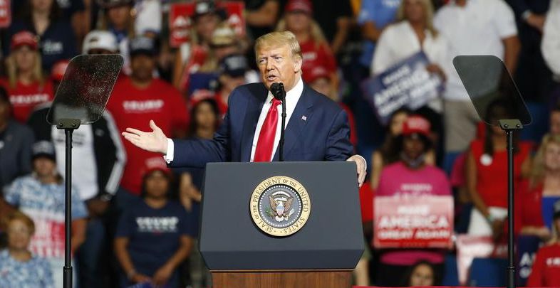 Will mit seinem Wahlkampfauftakt Energie tanken: US-Präsident Donald Trump in Tulsa, Oklahoma. (20. Juni 2020)