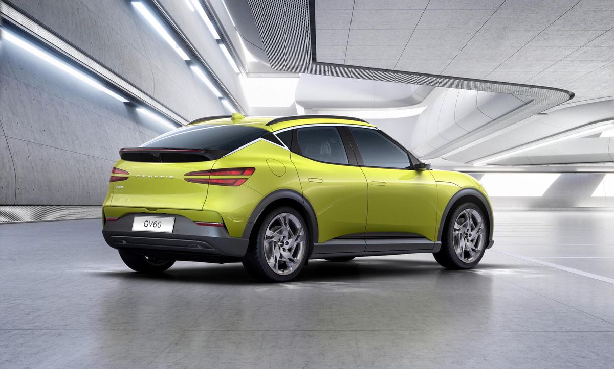 Der GV60 startet nächstes Jahr auf dem Schweizer Markt. Genaue technische Daten sind noch nicht bekannt. Der GV60 startet nächstes Jahr auf dem Schweizer Markt. Genaue technische Daten sind noch nicht bekannt.