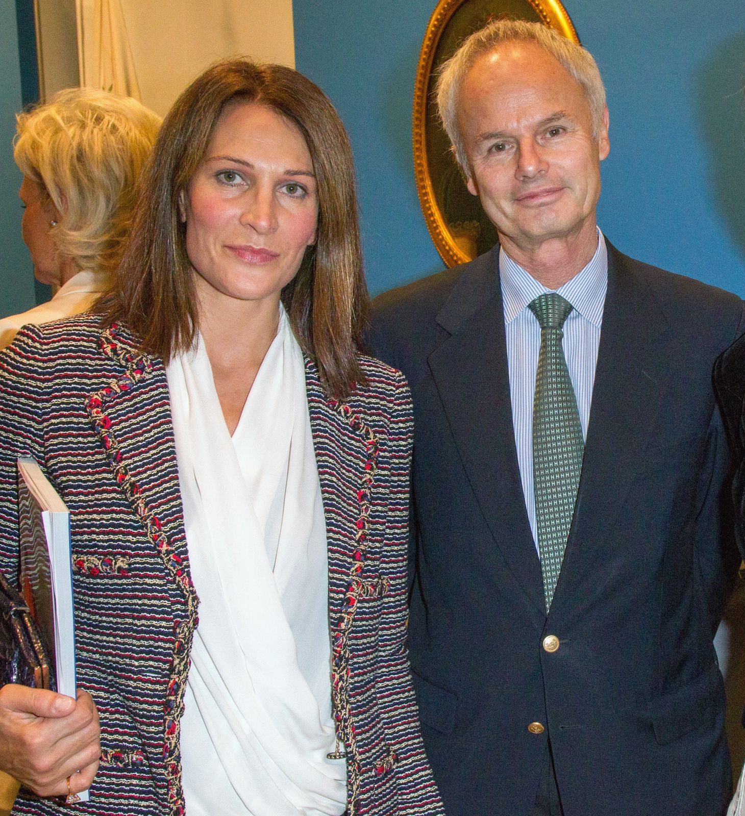 Alvaro de Orleans avec sa seconde femme, Antonella. (Bertrand Rindoff Petroff/Getty Images)