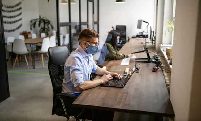 Effets De La Pandemie Le Covid Force A Repenser Les Bureaux Tribune De Geneve