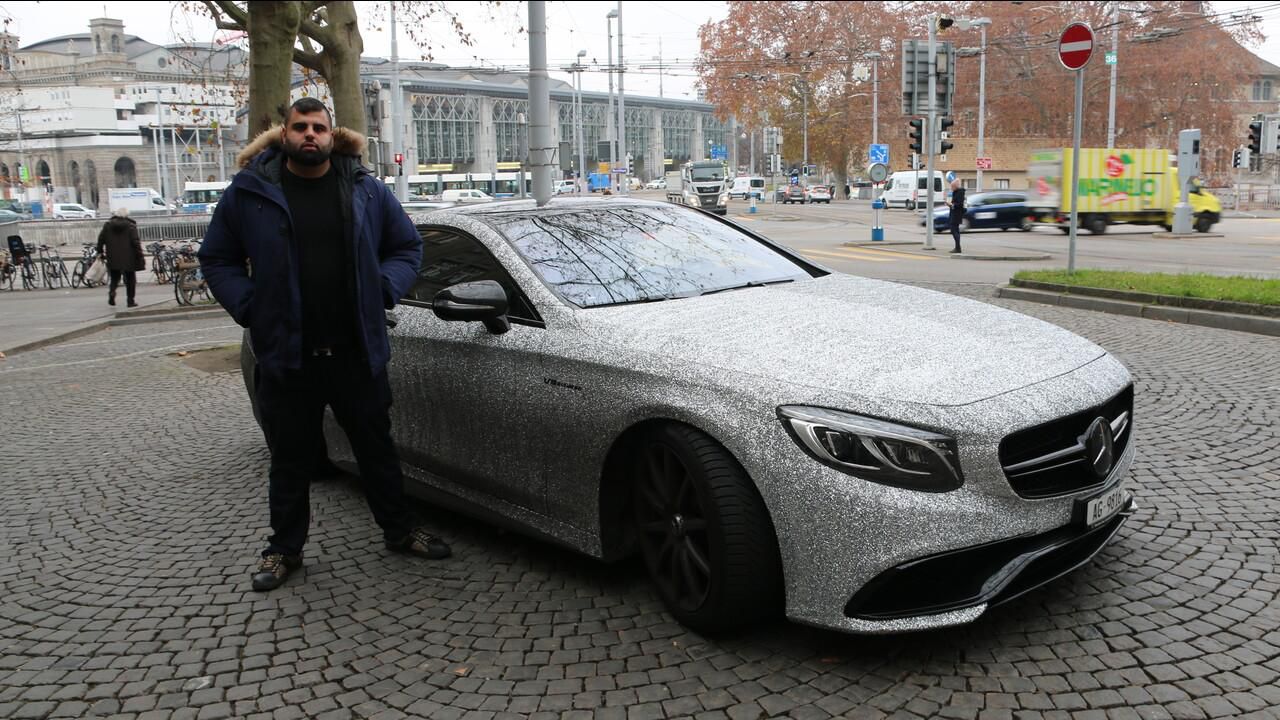 Aargauer Verglitzert Mercedes Sogar Die Polizei Wollte Mit Mir Selfies Machen 20 Minuten