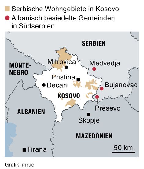 Hokuspokus Mit Kosovos Grenze Tages Anzeiger