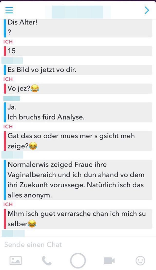 15 Jahrige Im Visier Snapchat Wahrsager Will Vagina Fotos Von Madchen Minuten