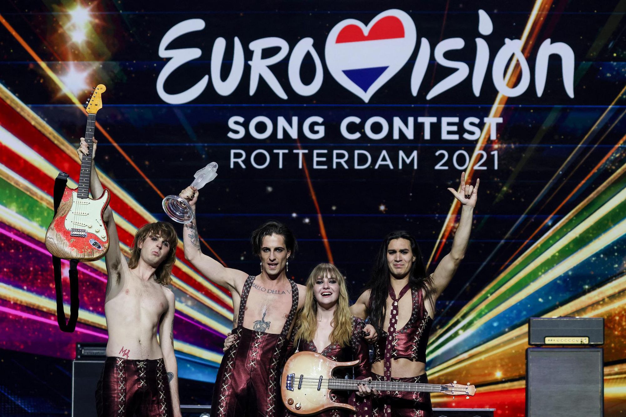 Gagnants De L Eurovision Le Chanteur Du Groupe Italien Va Se Soumettre A Un Depistage De Drogue 24 Heures