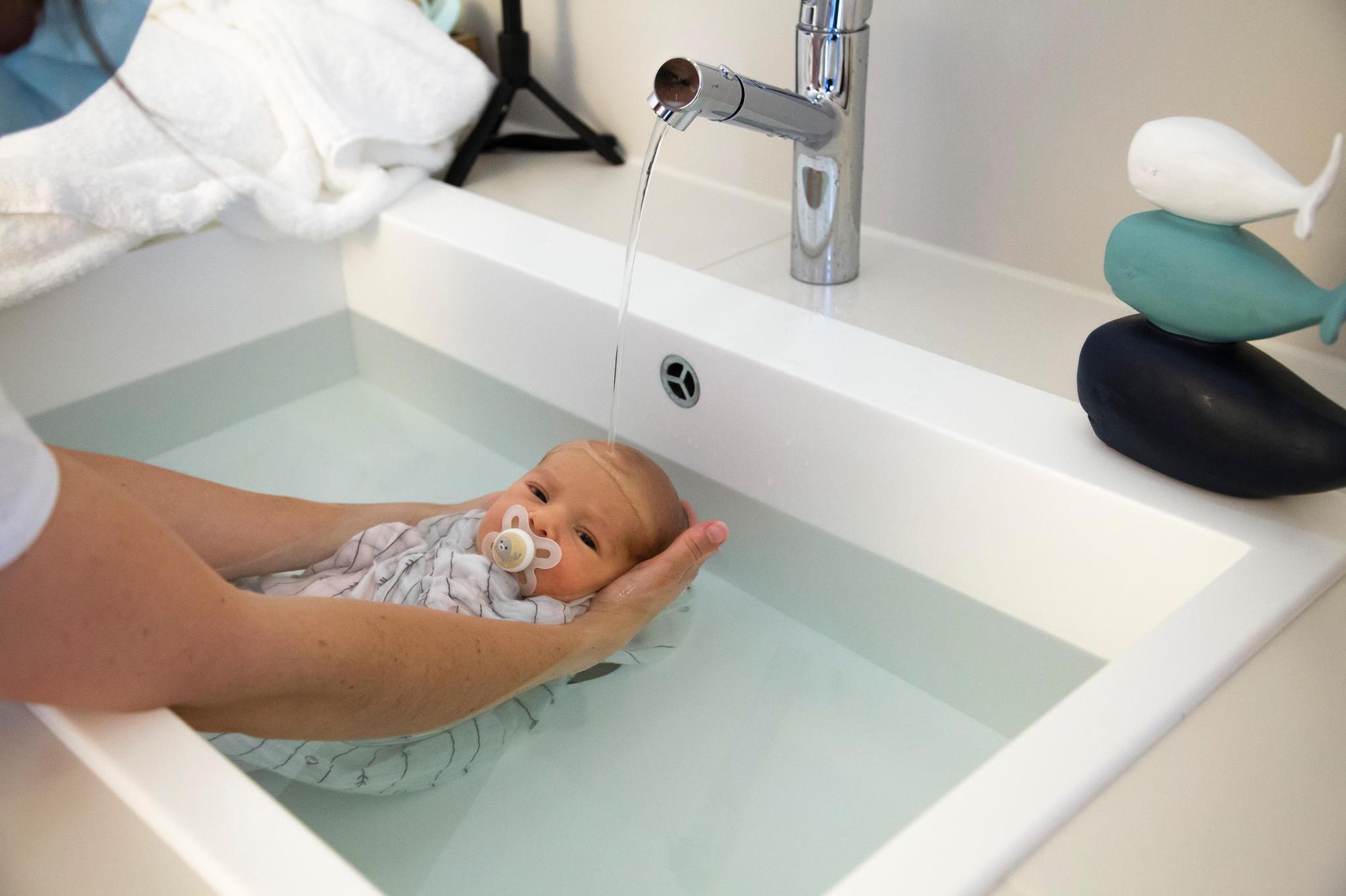 Bien Etre Les Bebes Ont Droit A Leur Bain Thalasso Tribune De Geneve