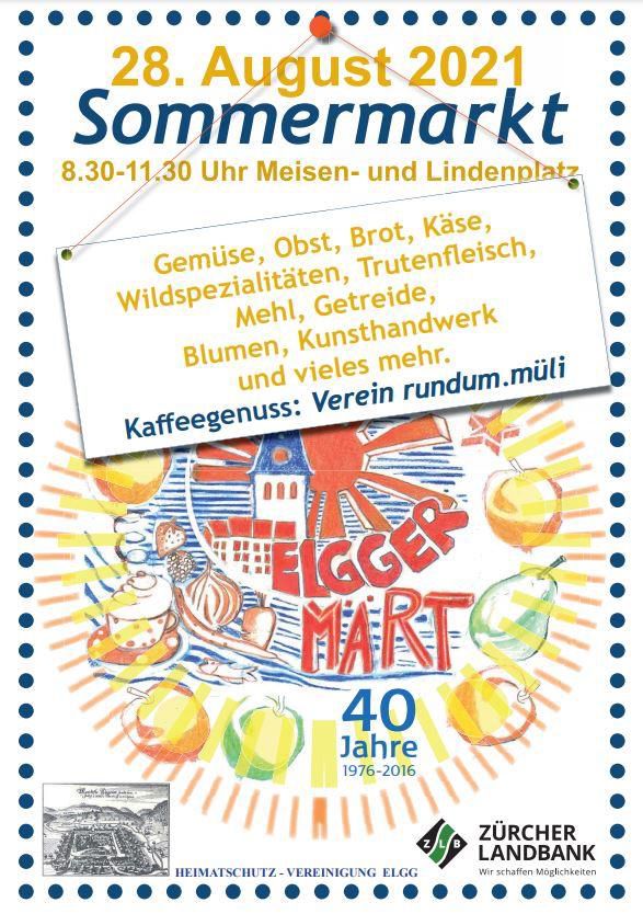 Grosser Sommermarkt Elgg – Wie Heimatschützer sich für den Dorfmarkt ...